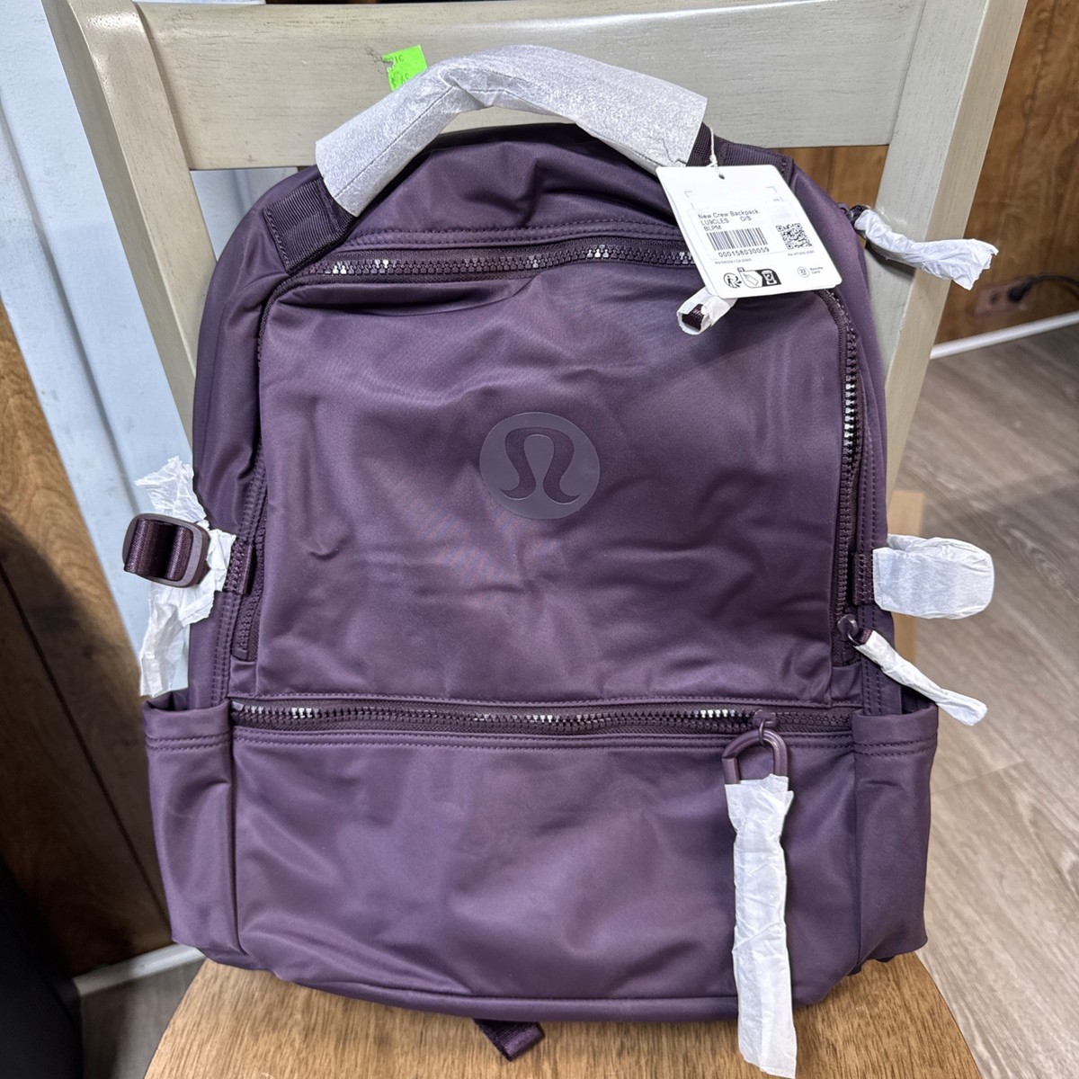 dior mini saddle backpack white Dior // White Oblique Canvas Mini Saddle Backpack  VSP Consignment