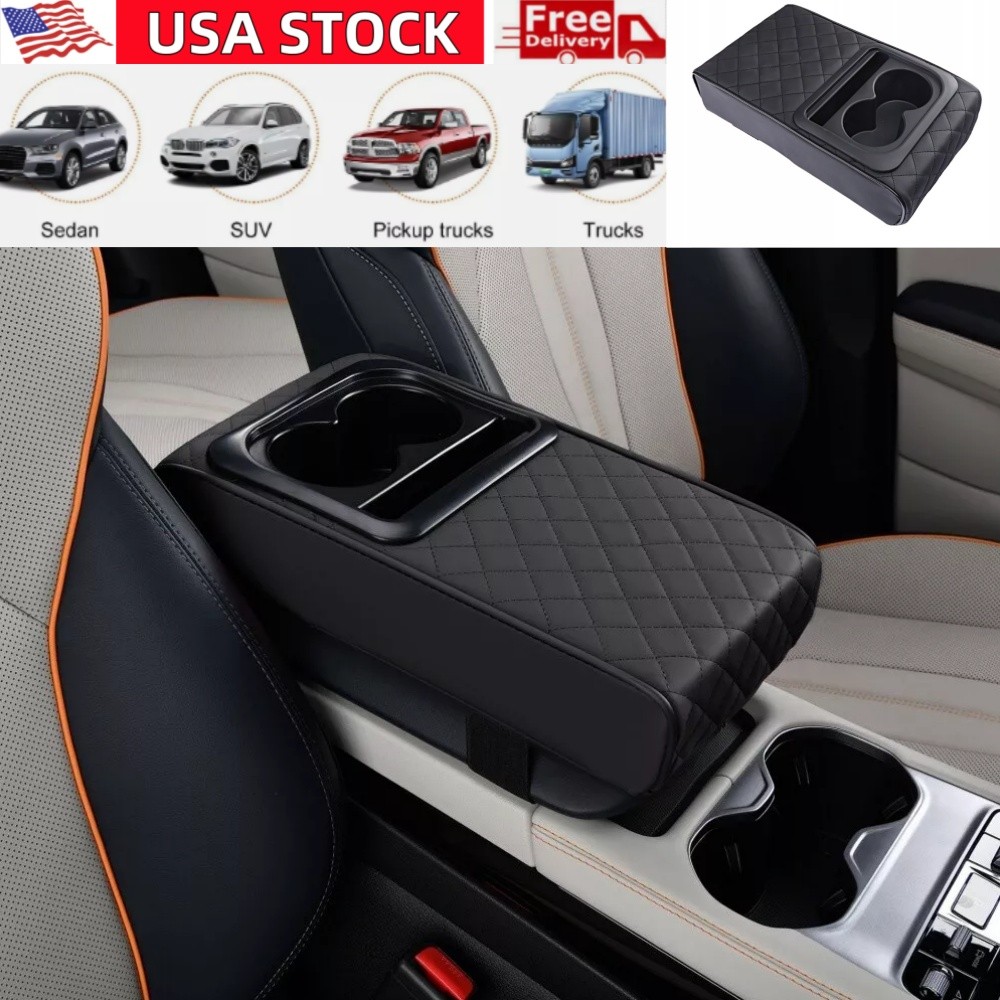 Car Center Console Armrest Box Cushion Cover Pad Mat Protector Auto Accessories