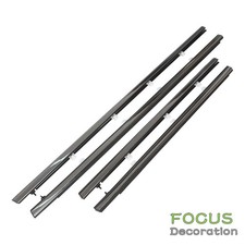 For Acura Tsx 2009-14 4pcs Car Outside Window Moulding Weatherstrip Seal Belt