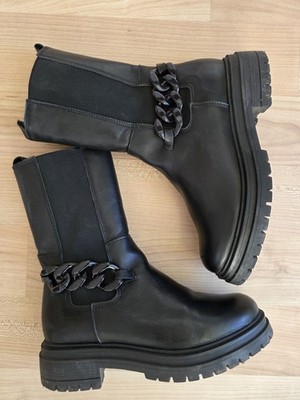 Palpa Stiefel, Boots Winter aus Echtleder Gr. 39 NEU