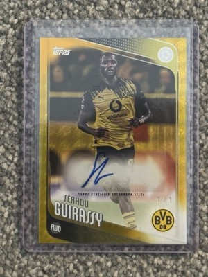 Topps UCC 2025/26 Guirassy Foilfractor Autograph 1/1