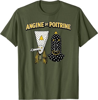 Angine De Poitrine Band Tee Vintage Music Fans Masked T-Shirt | eBay