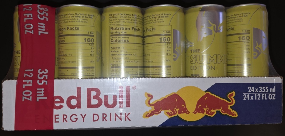 Red Bull Summer Edition 2026 Sudachi Lime 12 oz 24 pack (24 Cans