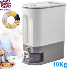 10kg Rice Dispenser Grain Storage Storage Box Sealed Dry Container Airtight New