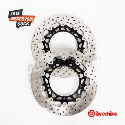 Brembo schwimmende Bremsscheiben vorne Paar passend für Yamaha XJ6 Diversion 2009-2011