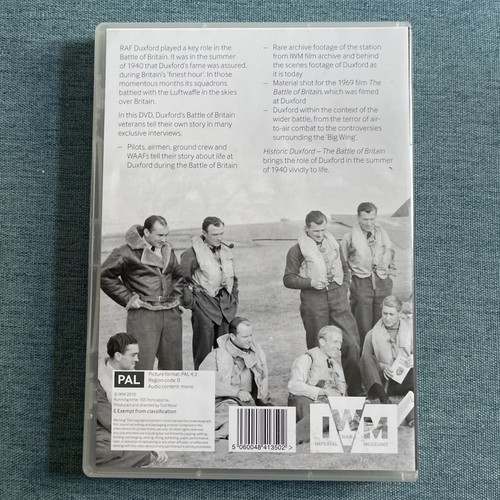 Historic Duxford - The Battle Of Britain IWM DVD - Picture 2 of 2