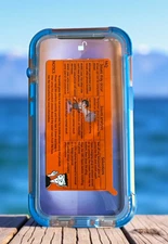 Temdan Waterproof Case for iPhone 15 6.1" – Shockproof Magnetic Cover Blue