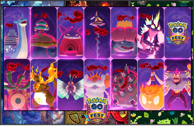 #ad Pokémon Go Non Shiny Gigantamax and Dynamax Background Dark Skies Go Fest 2025 $3.59