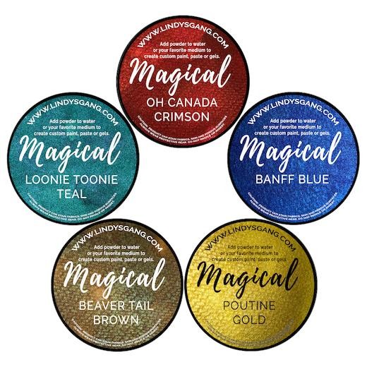 Lindy's Gang Shimmer Magicals 6g (0.25oz) 5pcs - Great White