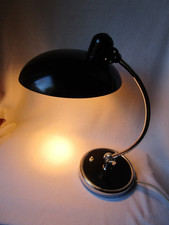 original alte Kaiser Idell Schreibtischlampe Pr&auml;sident 6631 schwarz Tisch-Lampe