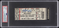 2018 RONDA ROUSEY SIGNED WWE DEBUT WRESTLEMANIA 34 FULL TICKET 4/8/18 🎟️ PSA 8