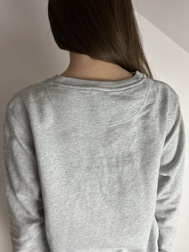 Kenzo Sweatshirt Sweatshirt Crewneck Embroidered Gray Big Logo Tiger Size L - 第 5/8 張圖片