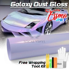 ESSMO PET Galaxy Dust Gloss Platinum Red Auto Car Vinyl Wrap Decal Sticker
