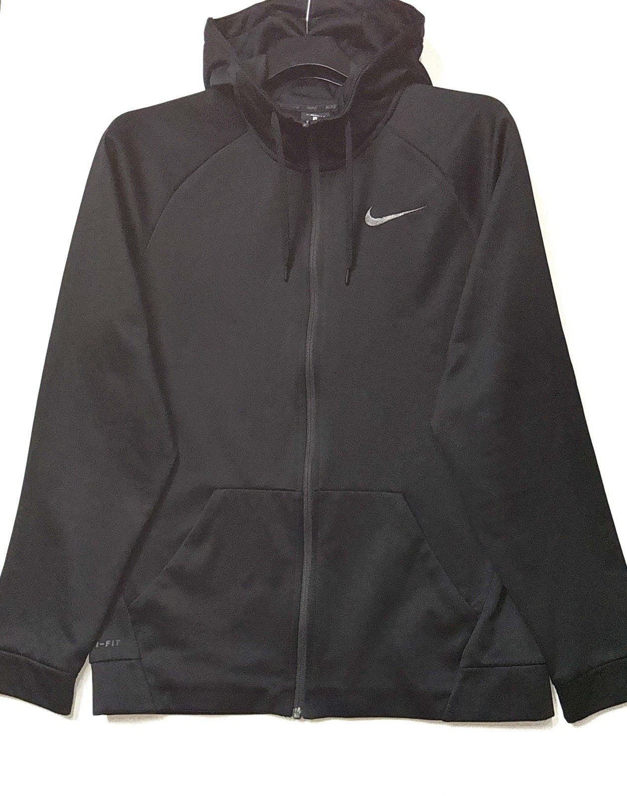 SACAI X NIKE Felpa con cappuccio track top giacca Nike Dri Fit full zip. Uomo grande.