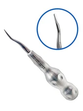 Dental 77 Tooth extraction Elevator Silver Diamond Coated Handle Dowell Type