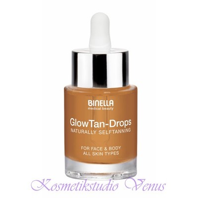 Binella medical beauty Glow Tan Drops natürlicher Selbstbräuner Face Body 30 ml