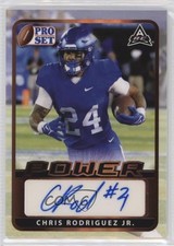 2021 Leaf Pro Set Power Base Auto Chris Rodriguez Jr #BA-CRJ Auto 1k5
