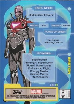 2025 Topps Finest X-Men '97 #50 Bastion - Picture 2 of 2