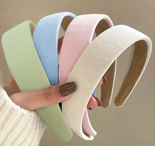 4 PCS Headbands Women Non Slip 1 inch Wide Cute Elastic Hair Bands Fashion Set