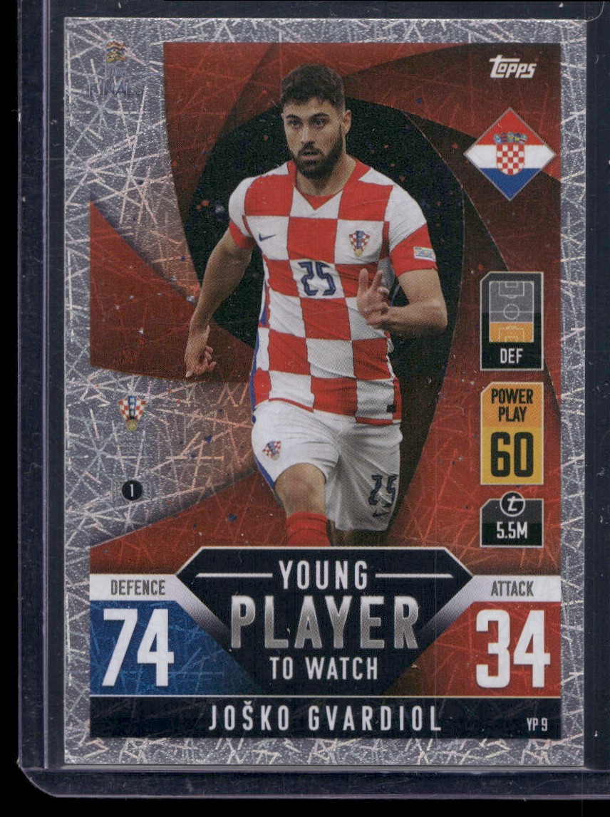 Josko Gvardiol Topps 2022-23 Topps Match Attax 101 Road to UEFA Croatia
