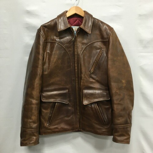 AERO LEATHER Hercules Horsehide Lederjacke Braun Größe 36 GEBRAUCHT Aus... - Bild 10 von 24