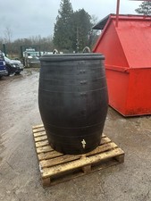 LARGE 500LTR GIANT BARREL ICE BATH COLD PLUNGE POOL BLACK EDITION