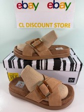 NEW DV by Dolce Vita Women's USHA Lightweight Suede Sandals - TAN - FREESHIP