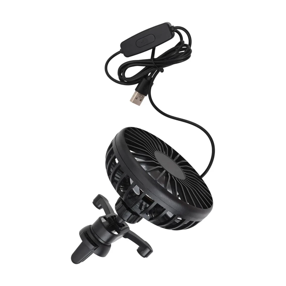 USB Mini For Car Fan 3 Speed Settings for Enhanced Comfort in Vehicles - Image 2 of 4