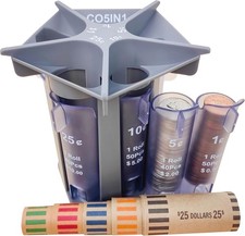 Change Sorter Tube as Coin Counter Machine with Coin Wrappers, Coin Sorter Ch...