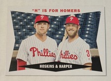 RHYS HOSKINS, BRYCE HARPER 2020 Topps Archives - 1960 Combo Cards #60CC-HH