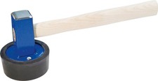 Pflasterhammer Gummihammer Plattenlegerhammer 1250g/1500g mit Gummiaufsatz rund