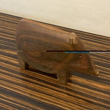 Paraguay Animal Sculpture Wood Carving Hand Carved Estate John Burton Ecologist