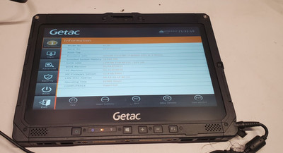 Getac K120 Intel core i7-8650 CPU @1.90GHz 16GB NO HDD NO KEYBOARD