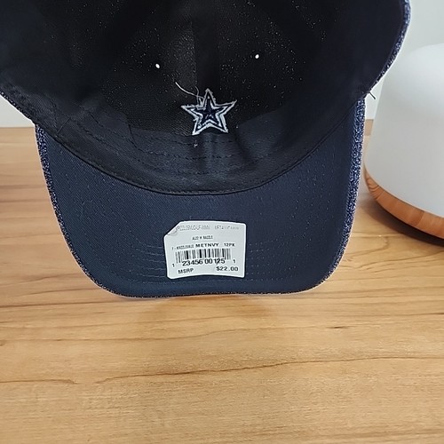 Dallas Cowboys Hat Cap Blue Women's NFL Team Apparel Strapback OSFA New - Picture 5 of 6