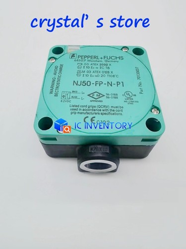 1 Stück Neu Pepperl + Fuchs NJ50-FP-N-P1 Block Induktiver Näherungssensor - Bild 3 von 8