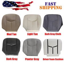 Front Replacement Bottom Seat Cover /Foam Cushion For 03-06 Chevy Tahoe Suburban
