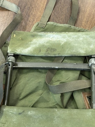 Vintage military Pack Back with Rack Field Gear - Picture 8 of 8