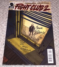 FIGHT CLUB 2 #3 COMIC BOOK HAND SIGNED BY CHUCK PALAHNIUK AUTHOR COA DARK HORSE!