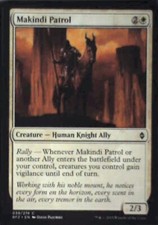 Makindi Patrol - Battle for Zendikar: #39, Magic: The Gathering Nm R152