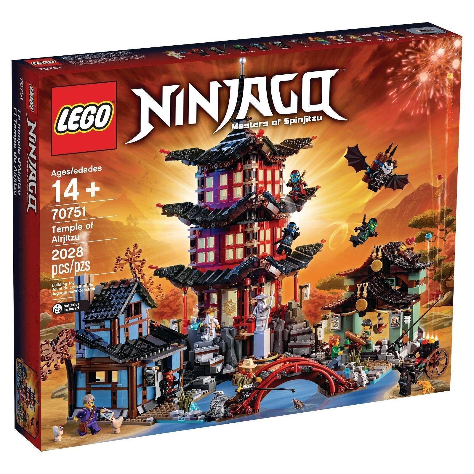 NINJAGO MASTER OF SPINJITZU TEMPLE OF SET 70751 | eBay