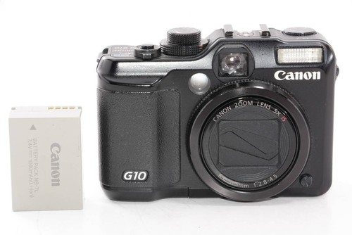 Canon PowerShot G10 14.7MP Digital Camera Black W/ Battery Fast Shipping F/J - Picture 15 of 22