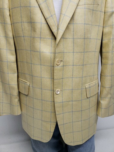 Vintage 70's Brooks Brothers 100% Silk Sport Coat Men's 40R MADE IN ITALY - Picture 6 of 12