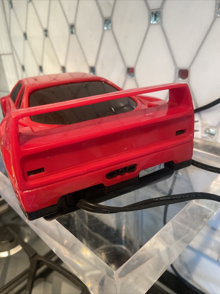 VHS Tape Rewinder Red Ferrari Model F40 Turbowinder, Damaged Box Retro