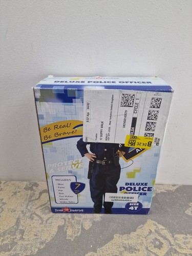 Dress Up America Children Police Costume For Boys - Includes Shirt, Pants, Hat, - Picture 12 of 12