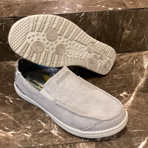 🔥Skechers Melson Ralo Gray Slip On 