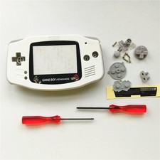 Super Mario Housing Shell Case for Nintendo Gameboy Advance GBA - White