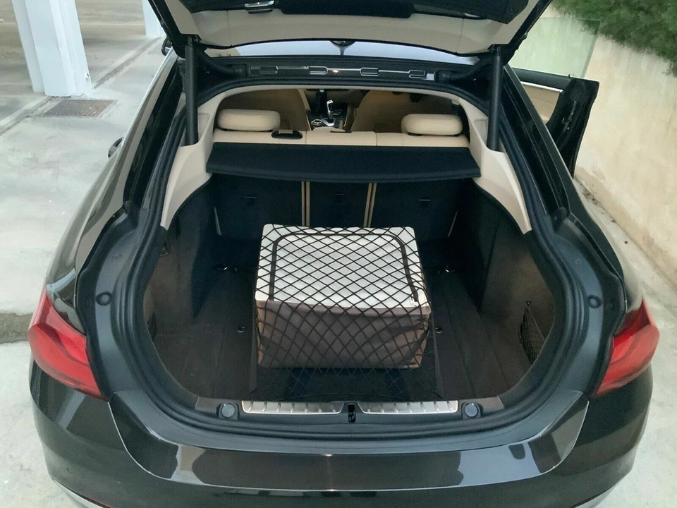 Red de carga de malla organizadora estilo piso maletero trasero para BMW Serie 4 2014-2024 Foto 2 de 4