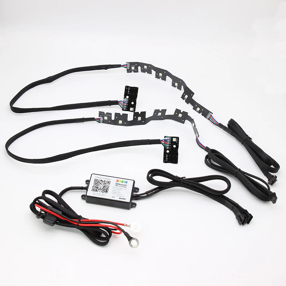 RGBW LED Bluetooth Car Headlight DRL Board Light Kit For Infiniti Q50 2014-2021 - Bild 4 von 4