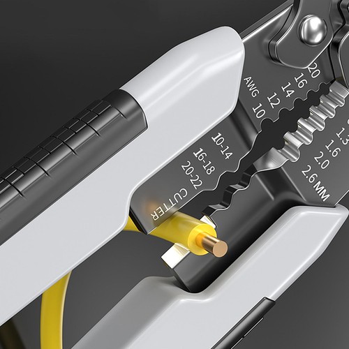 Multifunctional-Cable Wire Stripping Cutting Plier Cable Wire Stripper Cutting a - Picture 7 of 12