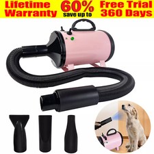 Pet Dog Hair Dryer Grooming Hairdryer Adjustable Fur Blower Heater Blaster 2800W